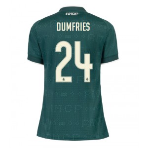 Real Madrid Denzel Dumfries #24 Jalkapallovaatteet Naisten Vieraspaita 2026-27 Lyhythihainen